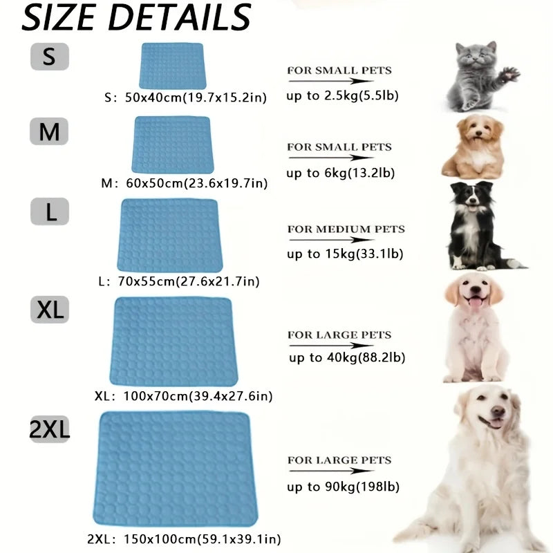 Dog Cooling Mat Summer Pet