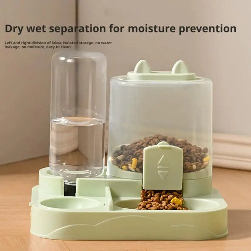 Automatic Pet Feeder And Waterer All-in-One