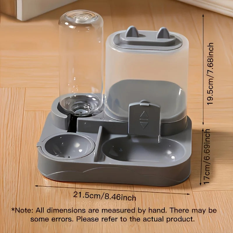 2-in-1 Large Automatic PetFeeder & Waterer