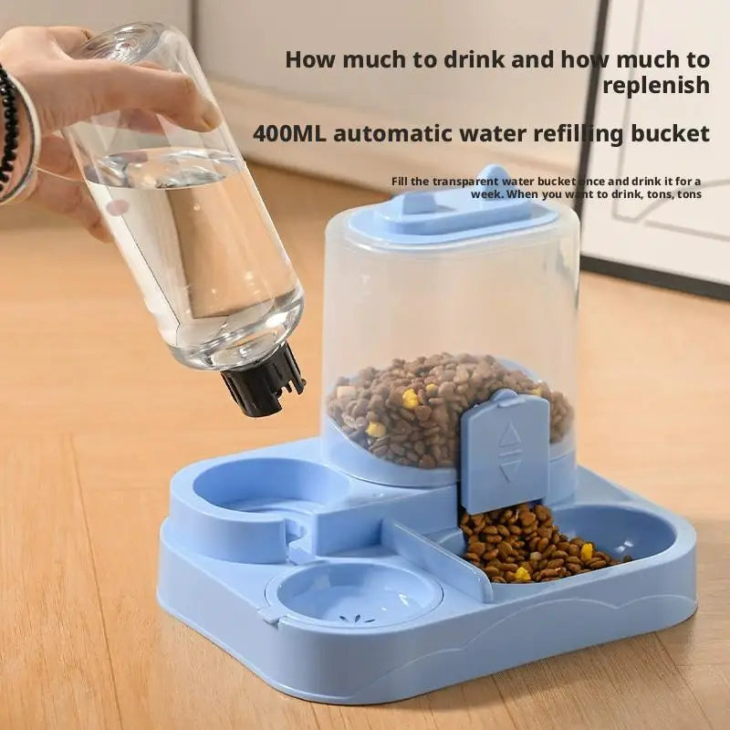 Automatic Pet Feeder And Waterer All-in-One