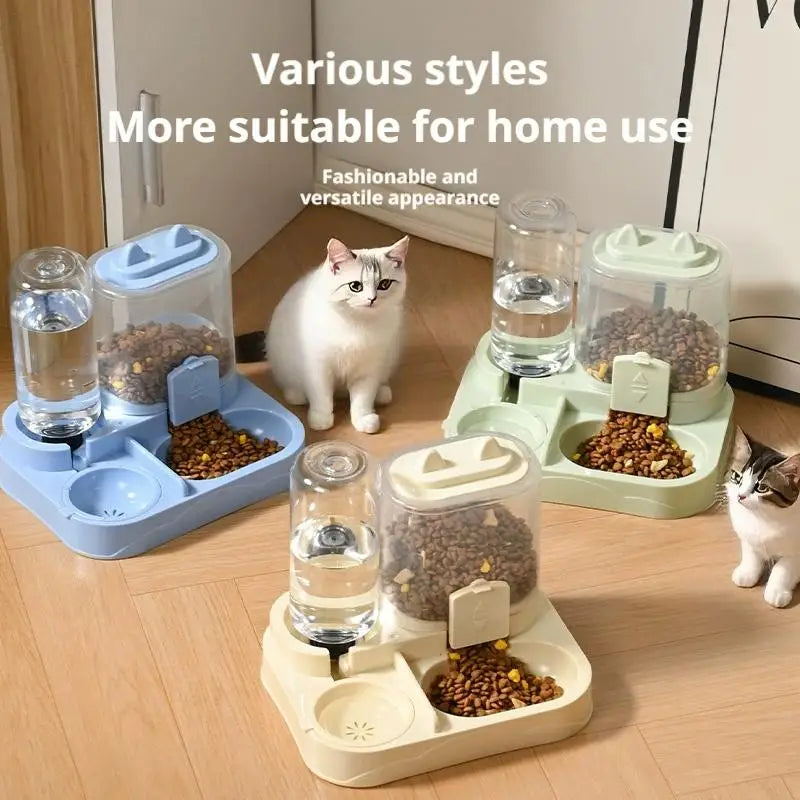 Automatic Pet Feeder And Waterer All-in-One