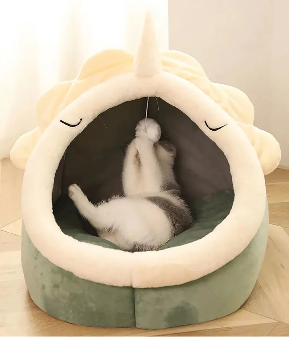 Whiskwag Deep Sleep Cat Bed Cartoon Pet Bed