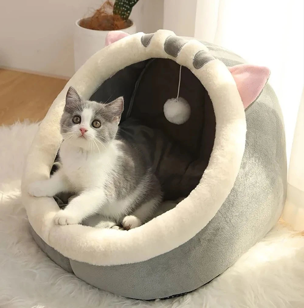 Whiskwag Deep Sleep Cat Bed Cartoon Pet Bed