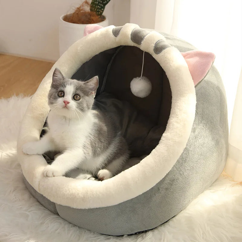 Whiskwag Deep Sleep Cat Bed Cartoon Pet Bed