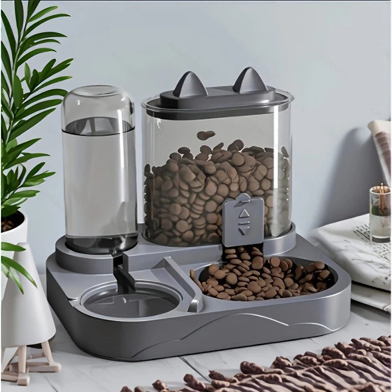 2-in-1 Large Automatic PetFeeder & Waterer