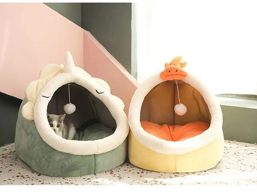 Whiskwag Deep Sleep Cat Bed Cartoon Pet Bed