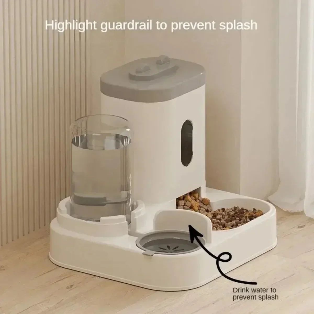 Whiskwag Auto Feeder Dog and Cat Food Bowl and Water Fountain