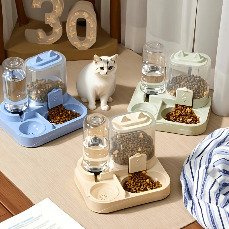 2-in-1 Large Automatic PetFeeder & Waterer
