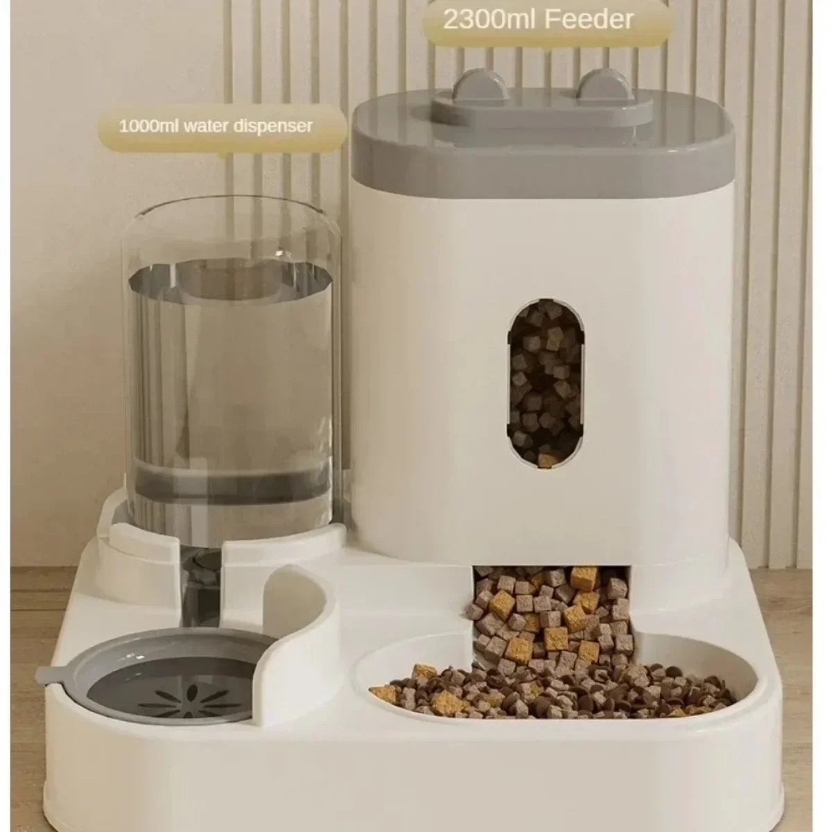 Whiskwag Auto Feeder Dog and Cat Food Bowl and Water Fountain