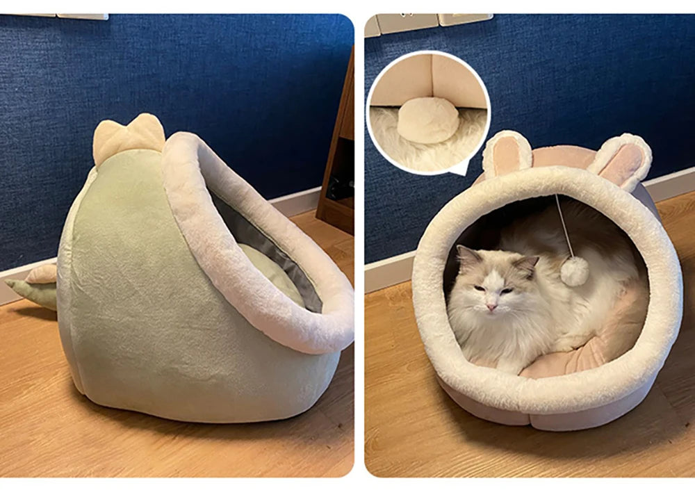 Whiskwag Deep Sleep Cat Bed Cartoon Pet Bed